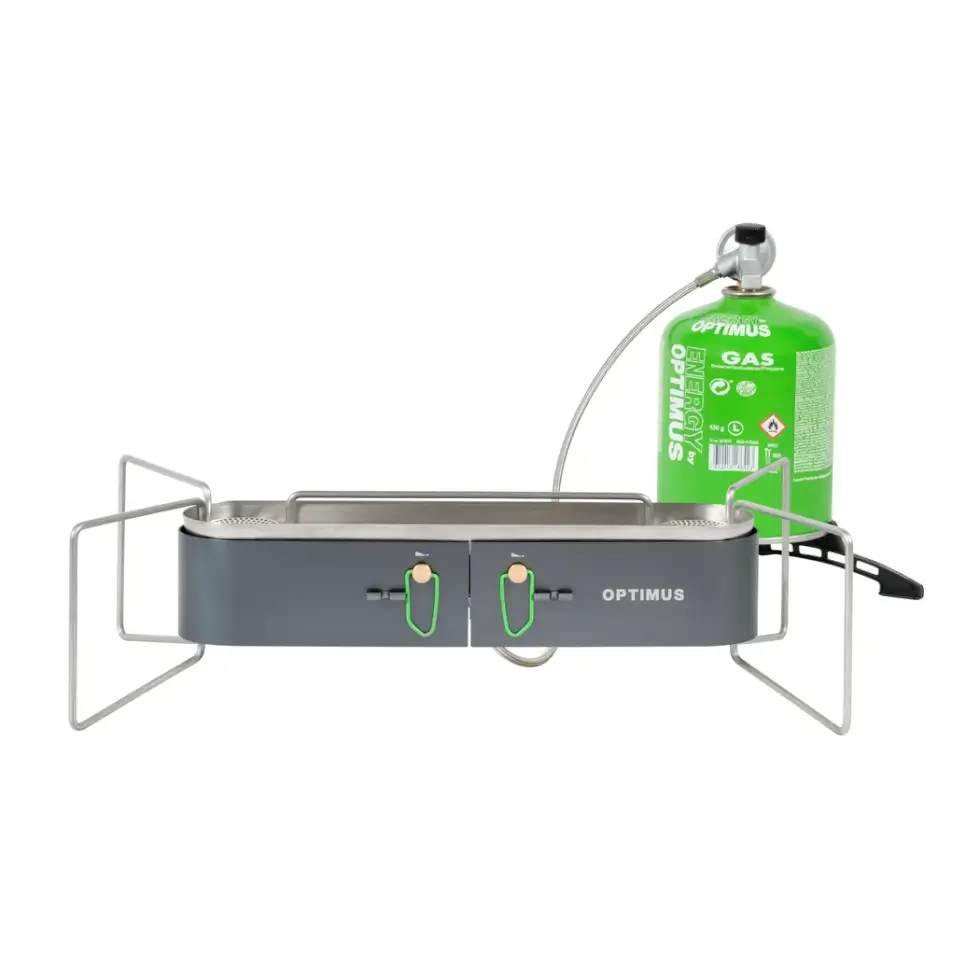 Cook Full Meals Outdoors With The Optimus Gemini II Stove - Dining and ...