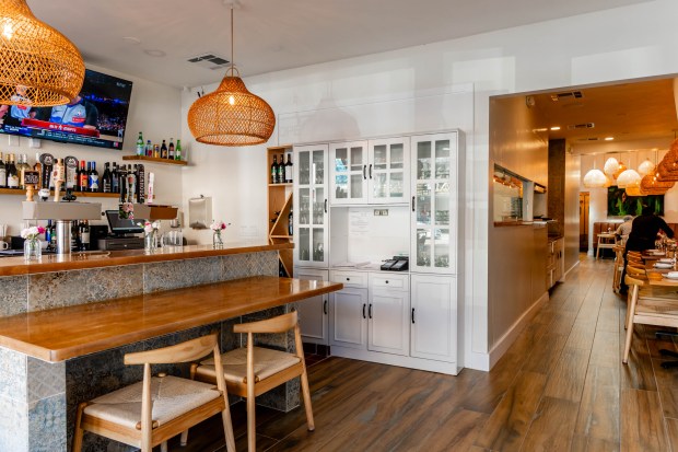 The interior of Sapori Ristorante in San Rafael. (Photo by Julia Zave)