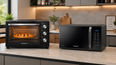 Microwave vs. OTG: Which appliance keeps your kitchen cooler in summer? (AI Generated)