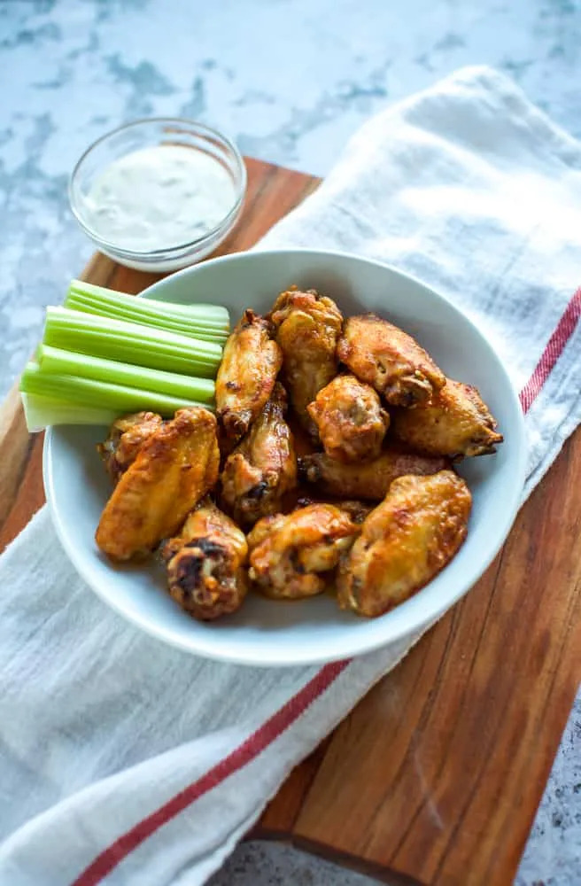 Air Fryer Chicken Wings - Photo Credit: Seasonal Cravings.
