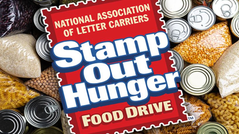 Letter Carriers to collect food donations during 34th Annual Stamp Out Hunger Drive Letter Carriers to collect food donations during 34th Annual Stamp Out Hunger Drive