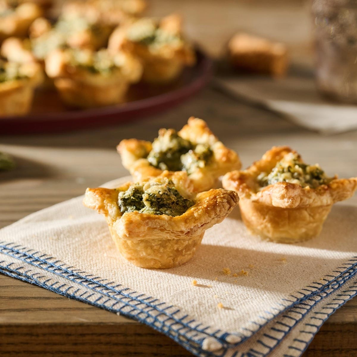 spinach puff easter appetizers