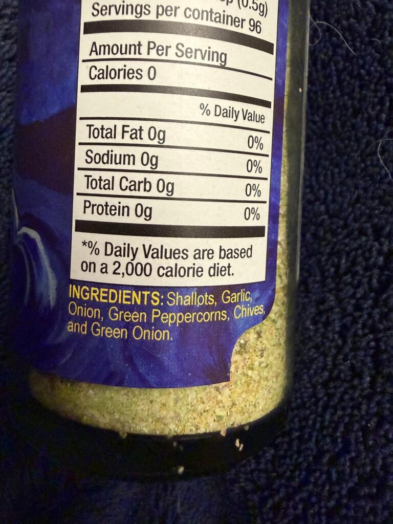 can’t imagine why my favorite seasoning just haaaappens to have this as the ingredient list 🤔