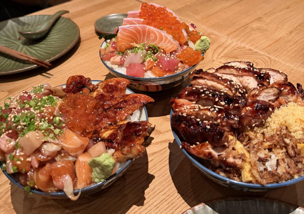 Crazy chirashi bowls