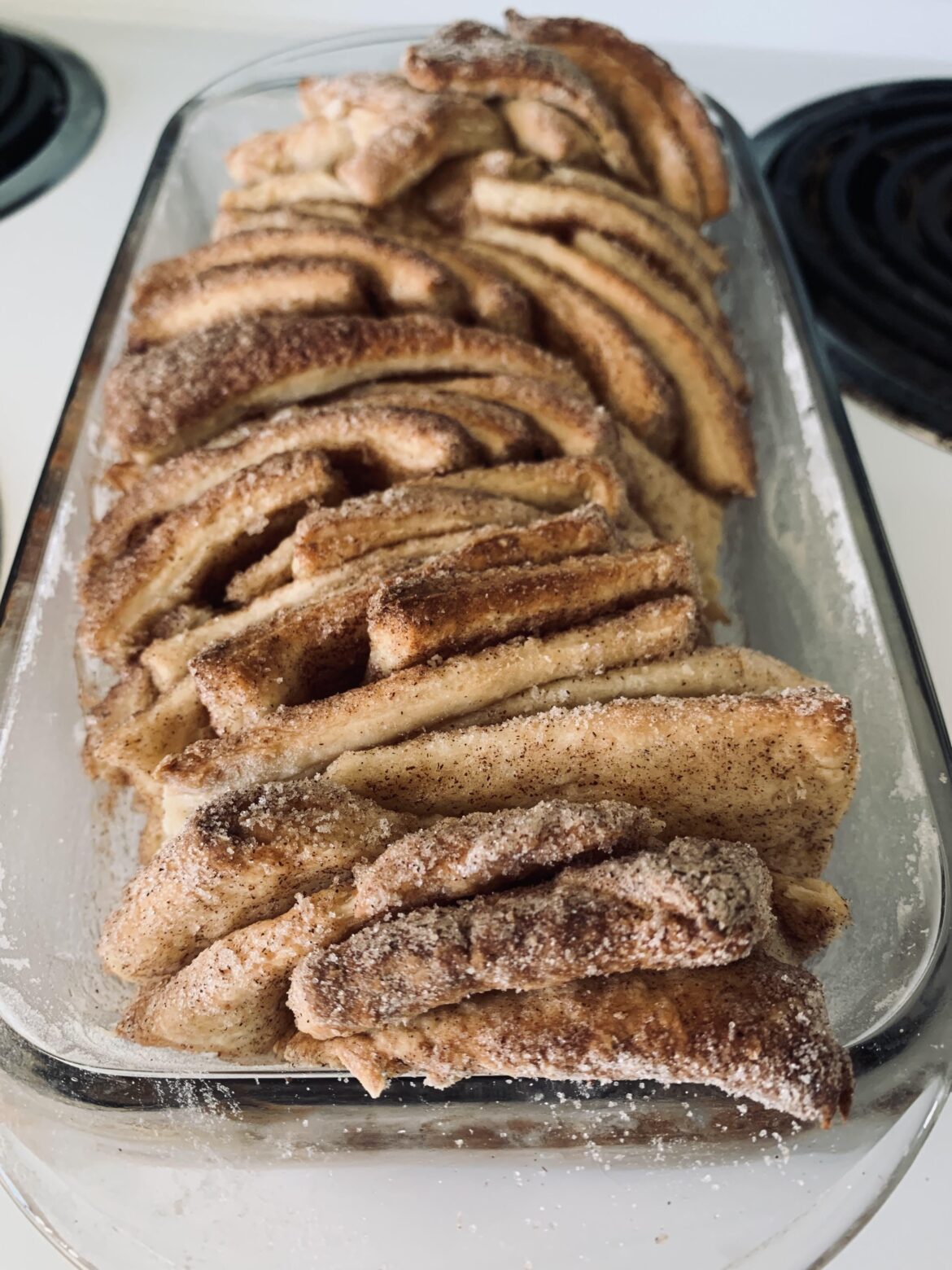 Cinnamon sugar pull apart bread