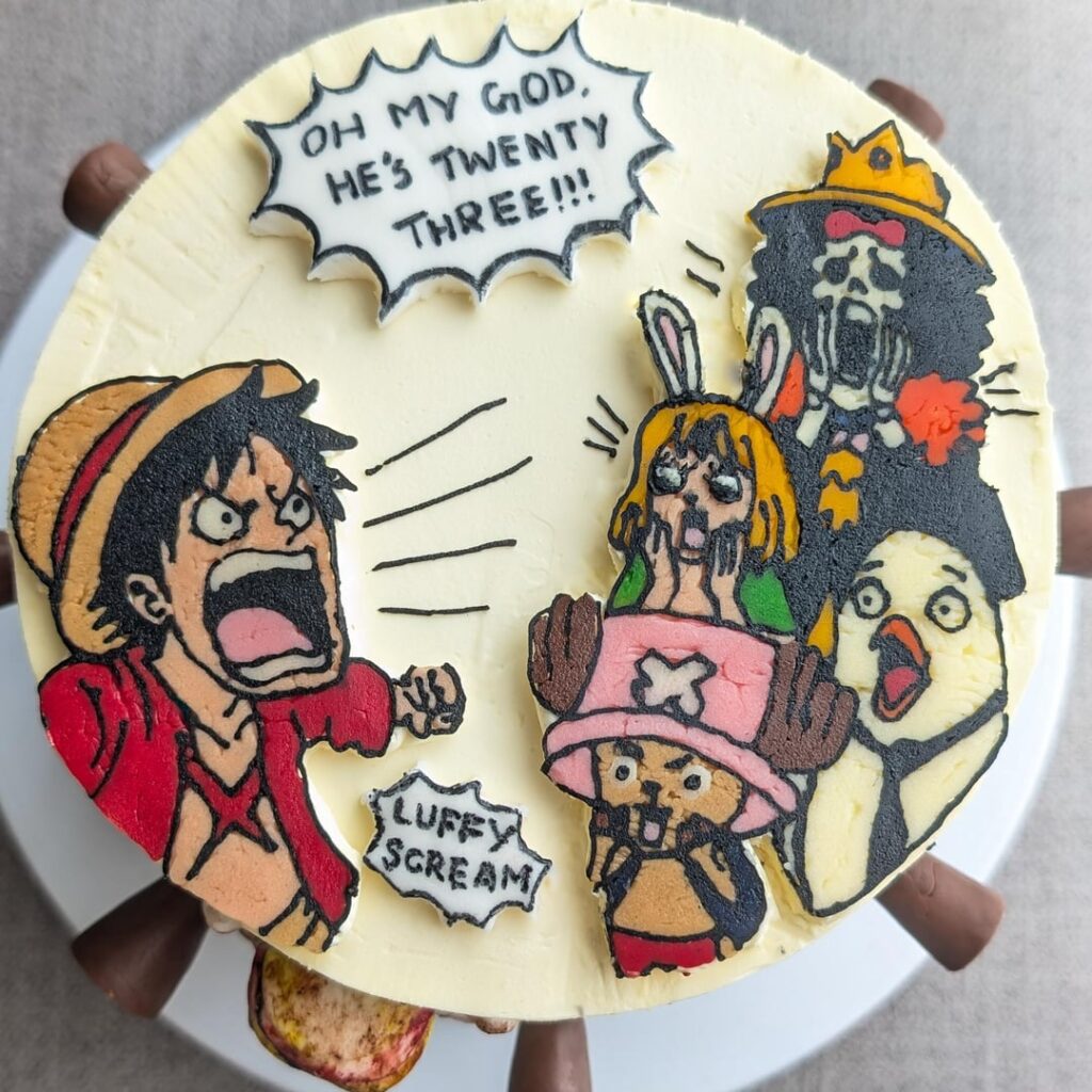 I made a one piece themed cake