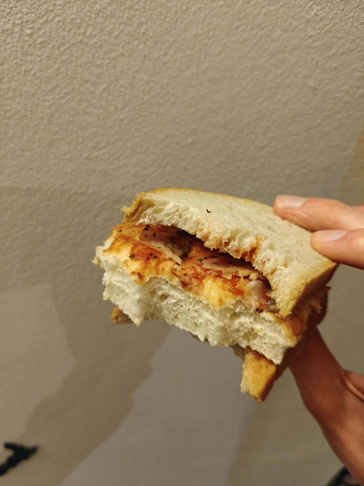 Dr. Oetker frozen pizza sandwich