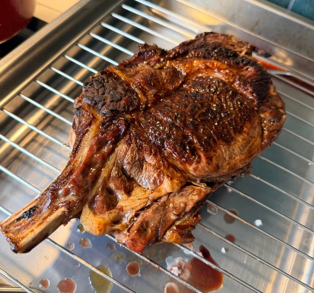 First post, first ever reverse sear First post, first ever reverse sear