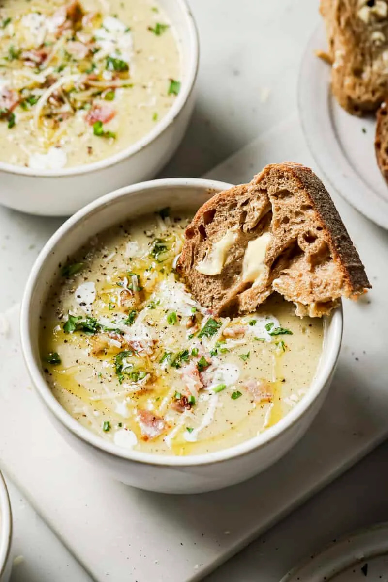 Slow Cooker Potato Soup - Photo Credit: Seasonal Cravings.