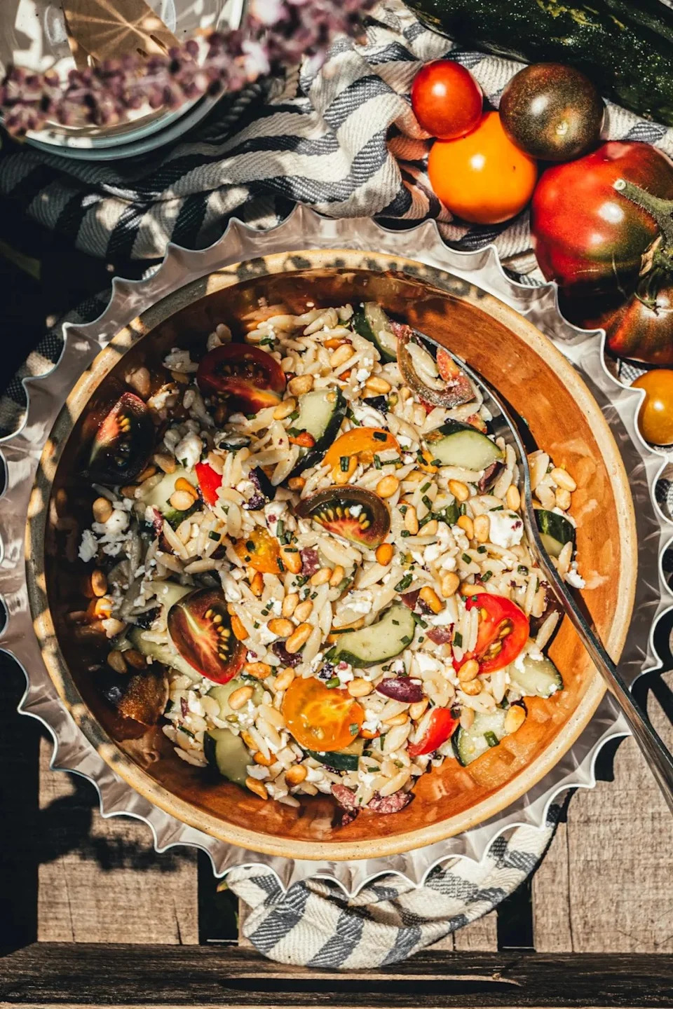 Summer Picnic Pasta Salad - Photo Credit: Sweet Miscellany.