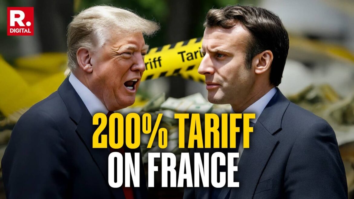 ‘Out Of Office Very Soon’: Trump Vows 200% Tariffs On French Wine Over Macron’s Peace Board Snub, Leaks His Private Message Trade War Escalates As Trump Vows 200% Tariffs on French Wine Over Macron