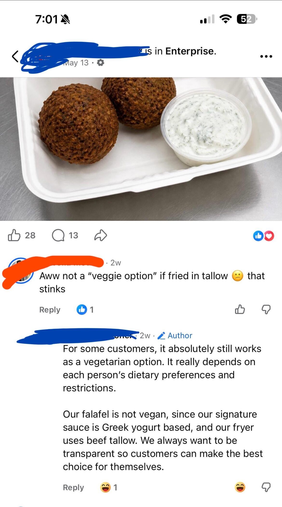 Ignorant food truck owner Ignorant food truck owner