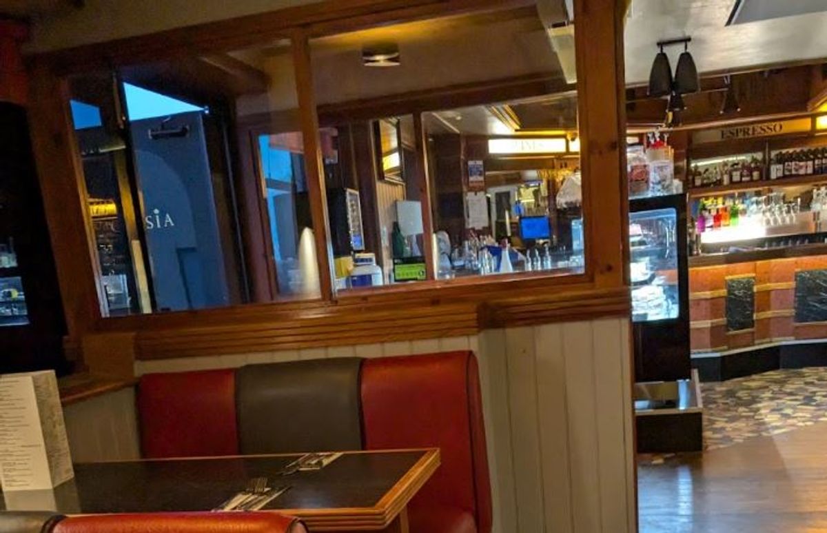 The interior of Cassia how it was