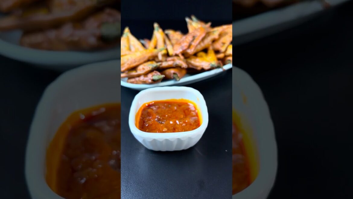 ASMR Kurkura Bhindi Fry | No Talk, Just Crunch #shorts #cooking