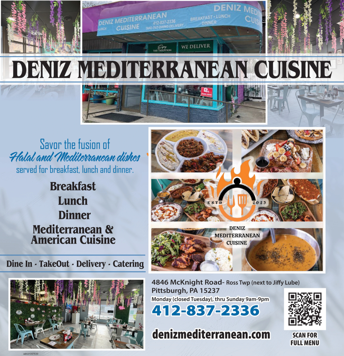 THURSDAY, DECEMBER 12, 2024 Ad - Deniz Mediterranean Cuisine