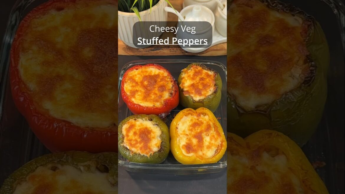 Healthy Mexican-Style Veg Stuffed Bell Peppers with Corn, Rajma & Cheese Healthy Mexican-Style Veg Stuffed Bell Peppers with Corn, Rajma & Cheese