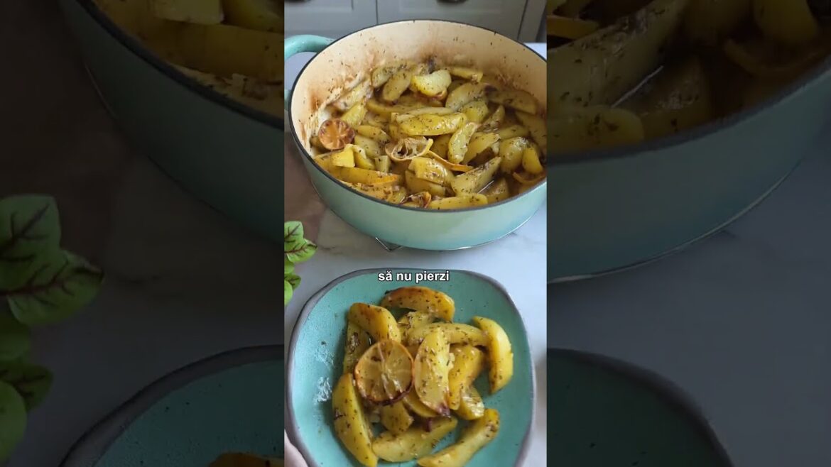 Gătesc ca un grec - ep 2 -cartofi lemonates #retete #shorts - Dining ...
