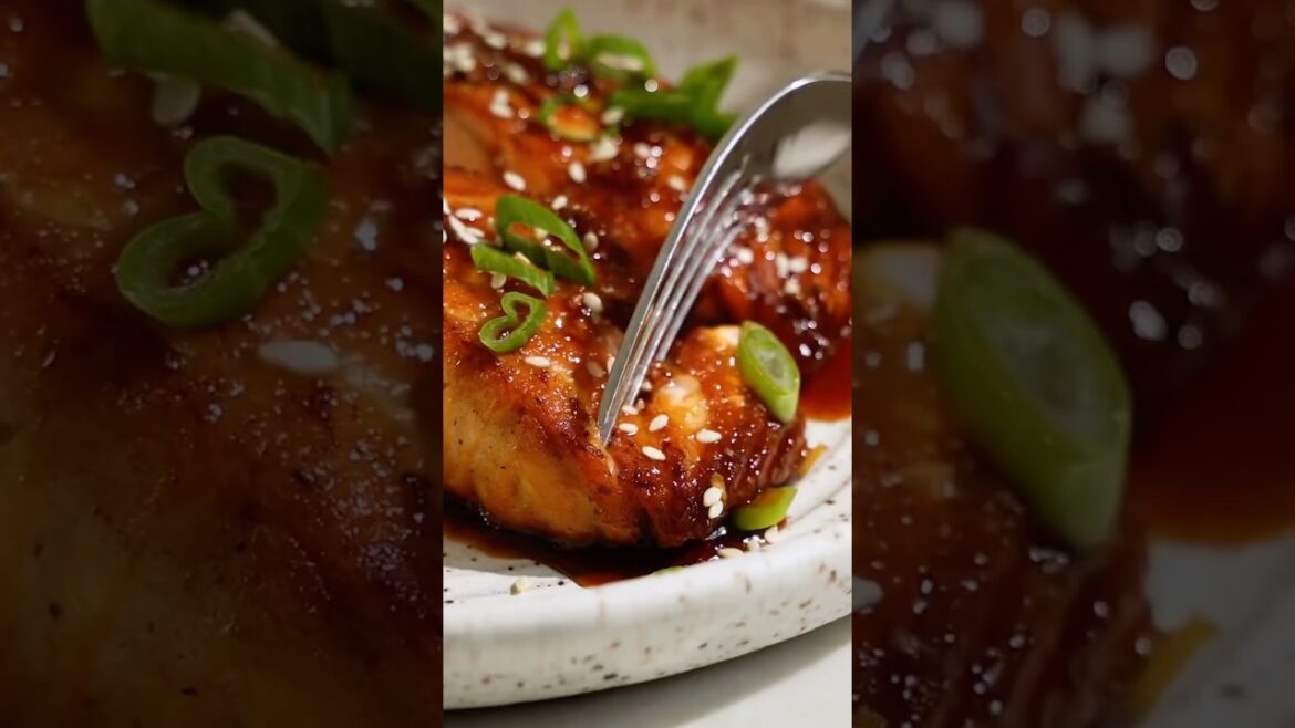 Honey Garlic Salmon #recipe #salmon #easyrecipe