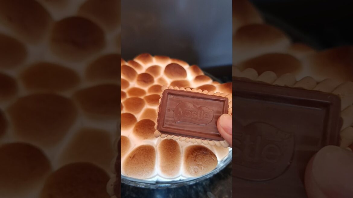 Smores de Marshmallow #comida #receitas #viral #smores