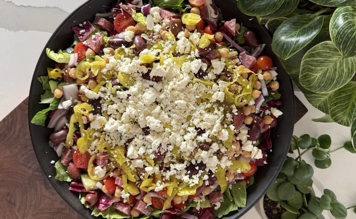 Maxine Sharf’s Mediterranean Chopped Salad Is the No-Cook Dinner We’re Making All Summer Long Maxine Sharf's Mediterranean Chopped Salad Is the No-Cook Dinner We’re Making All Summer Long