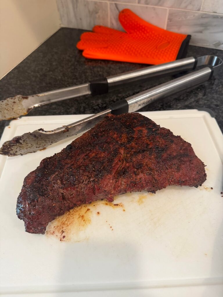 First Tri-Tip on the Searwood First Tri-Tip on the Searwood