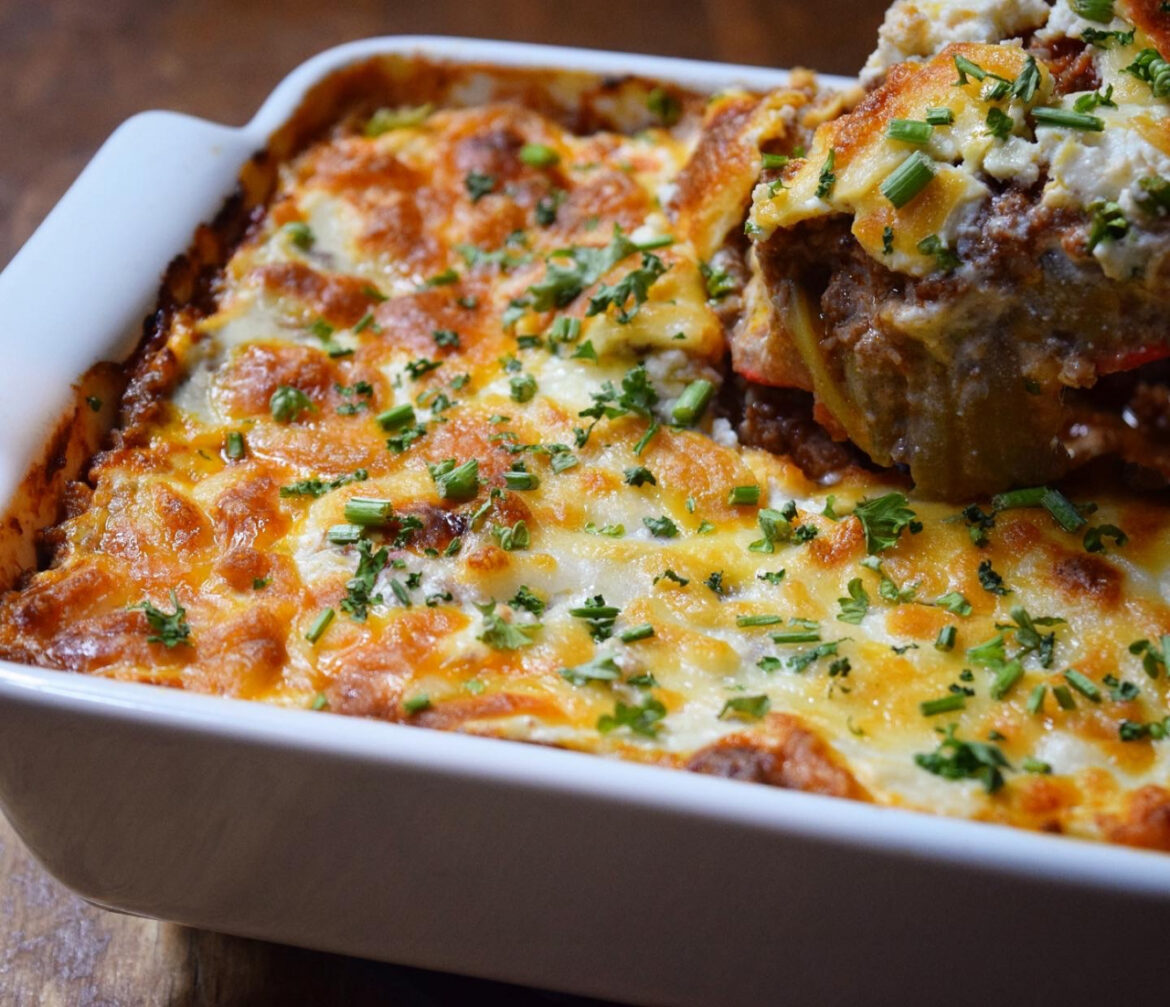 Navigate flavors of the Mediterranean in Seoul Eggplant lasagna, a signature dish at Kantina in Yongsan-gu, central Seoul (Kantina)