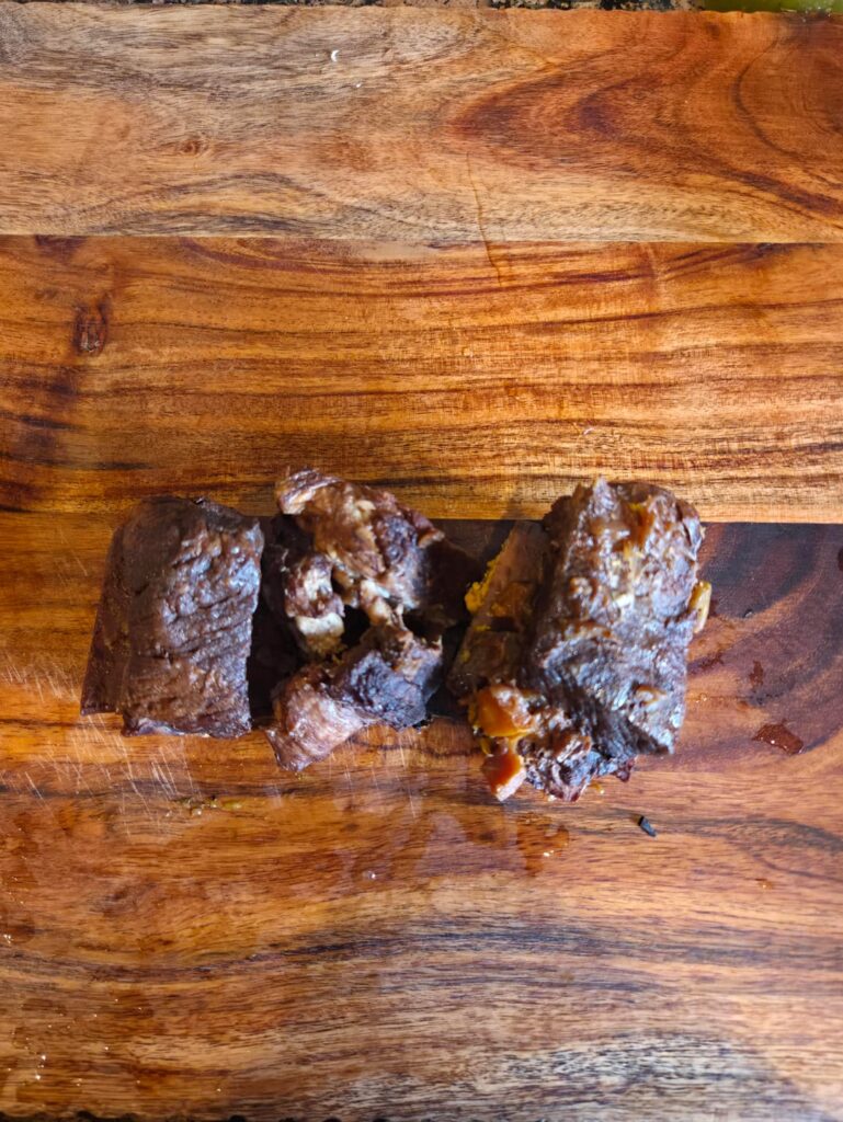 Leftover beef ribs tacos
