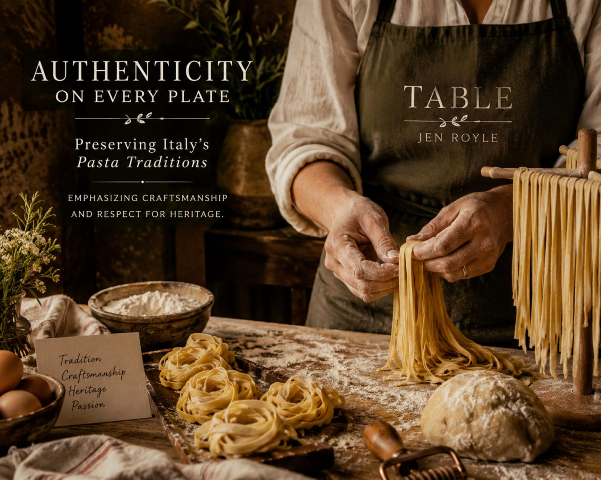 TABLE Jen Royle | Preserving the Soul of Italian Cooking Through Simplicity, Tradition, and Connection TABLE Jen Royle | Preserving the Soul of Italian Cooking Through Simplicity, Tradition, and Connection