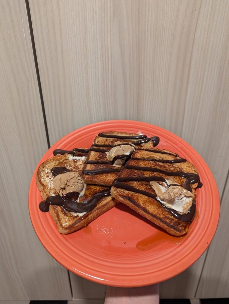 Low Cal (325) + High Protein (22g) French Toast!
