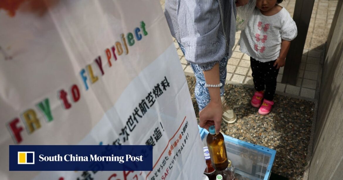 How everyday cooking oil is helping Japan fight an aviation fuel crisis How everyday cooking oil is helping Japan fight an aviation fuel crisis