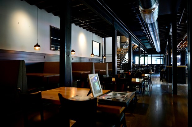 The inside dining area of Taverna Laudisio is seen during an inside look in Niwot on June 16. (Joel Solis/Staff Photographer)