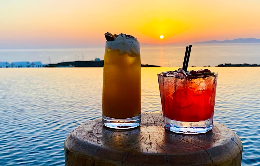 Mastiha cocktails