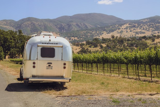 Stunning views are part of the camping experience at Nelson Family Vineyards. (Courtesy photo)
