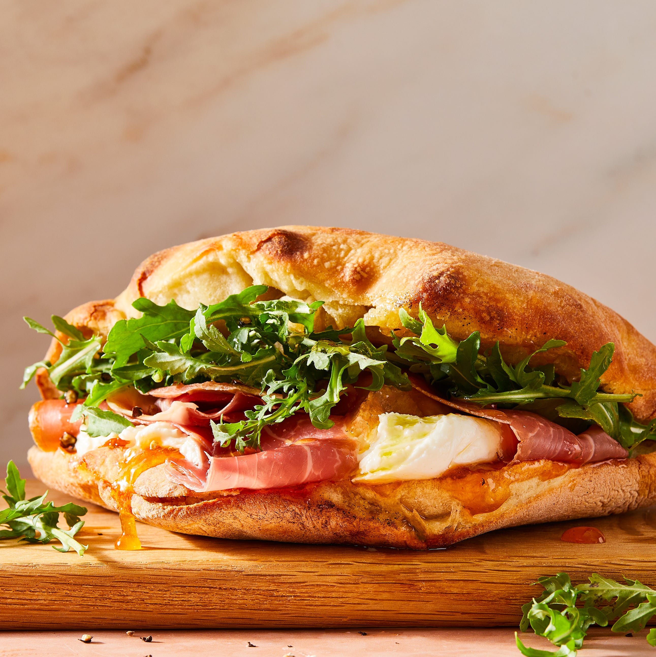 burrata pizza sandwich