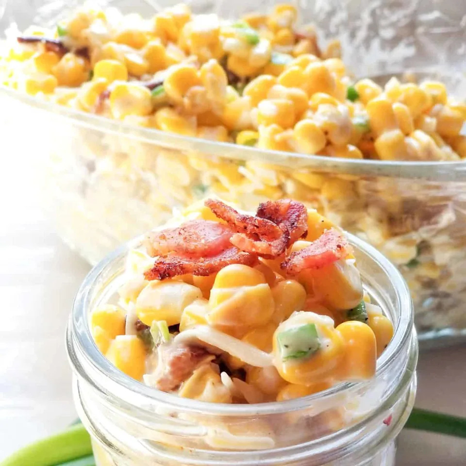 Zesty Corn Salad with Jalapenos - Photo Credit: Home at Cedar Springs Farm.