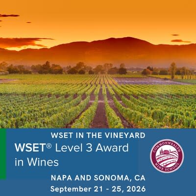 WSET Level 3 Award in Wines In the Vineyard in Napa and Sonoma