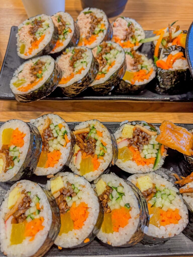 Kimbap and Tteokbokki