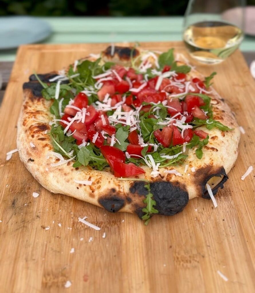 Arugula and Tomatoes