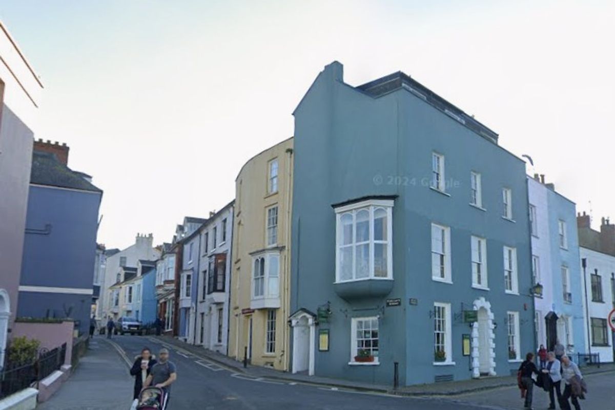 Tenby's Florentino's restaurant which overlooks the seaside town's harbour