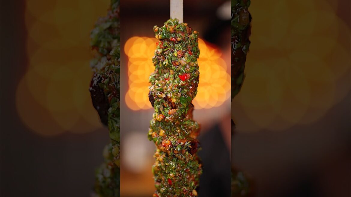 Cajun Chimichurri Skewers #tftibbq #delicious #foodshorts #shorts #recipe #recipeideas #chimichimi
