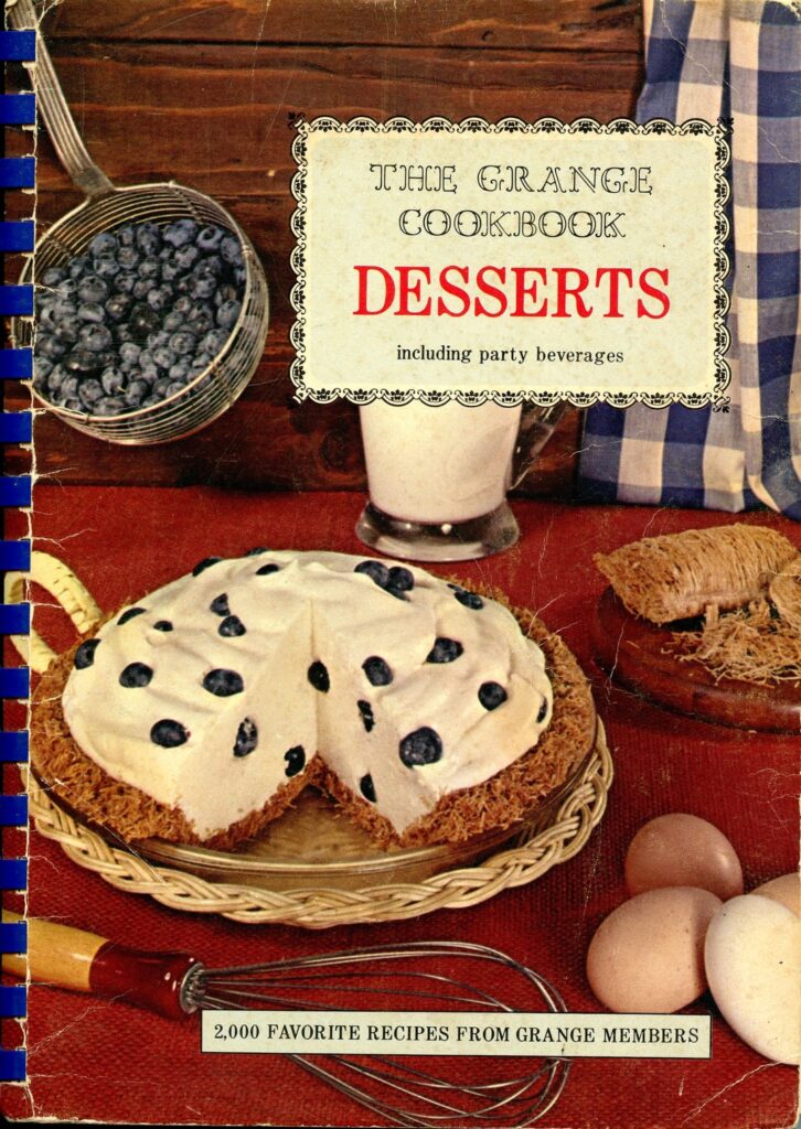 The Grange Cookbook Desserts 1967