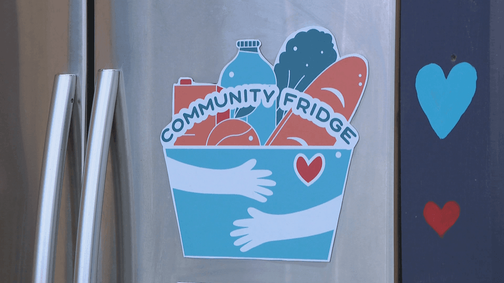 A pair of volunteer run community fridges were unveiled in Appleton Wednesday, July 1st, 2026. (WLUK/Mike Moon)