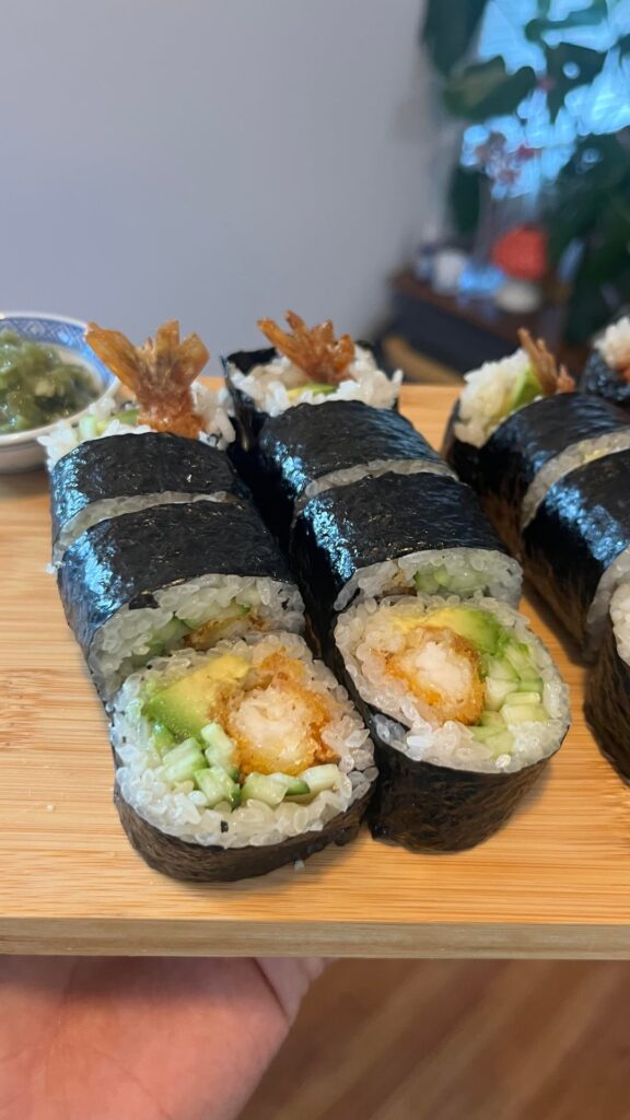 Some panko shrimp rolls from this week!