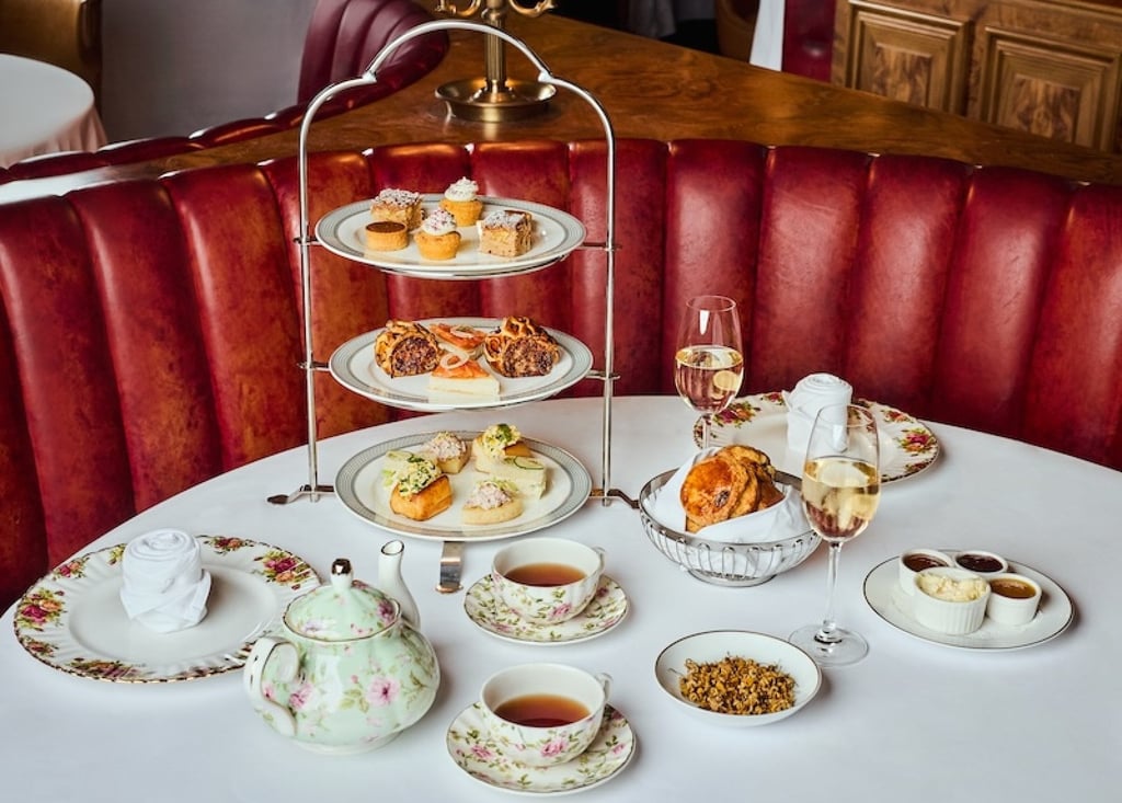 Magistracy Dining Room’s new afternoon tea set. Photo: Handout