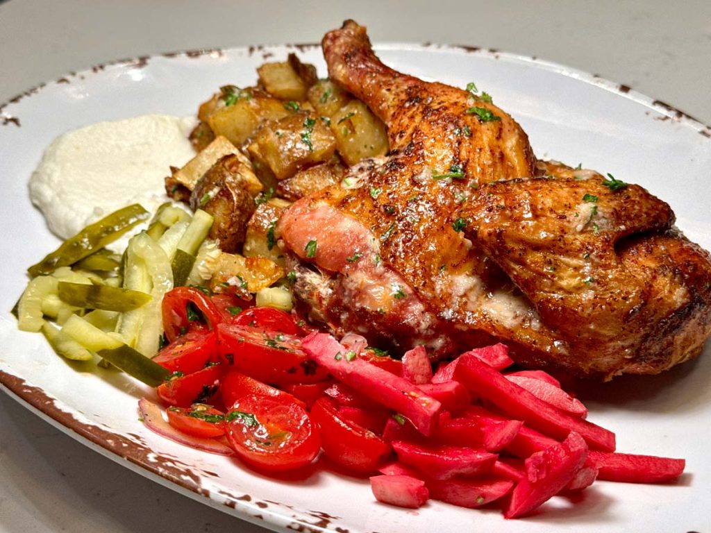 Garlicky chicken