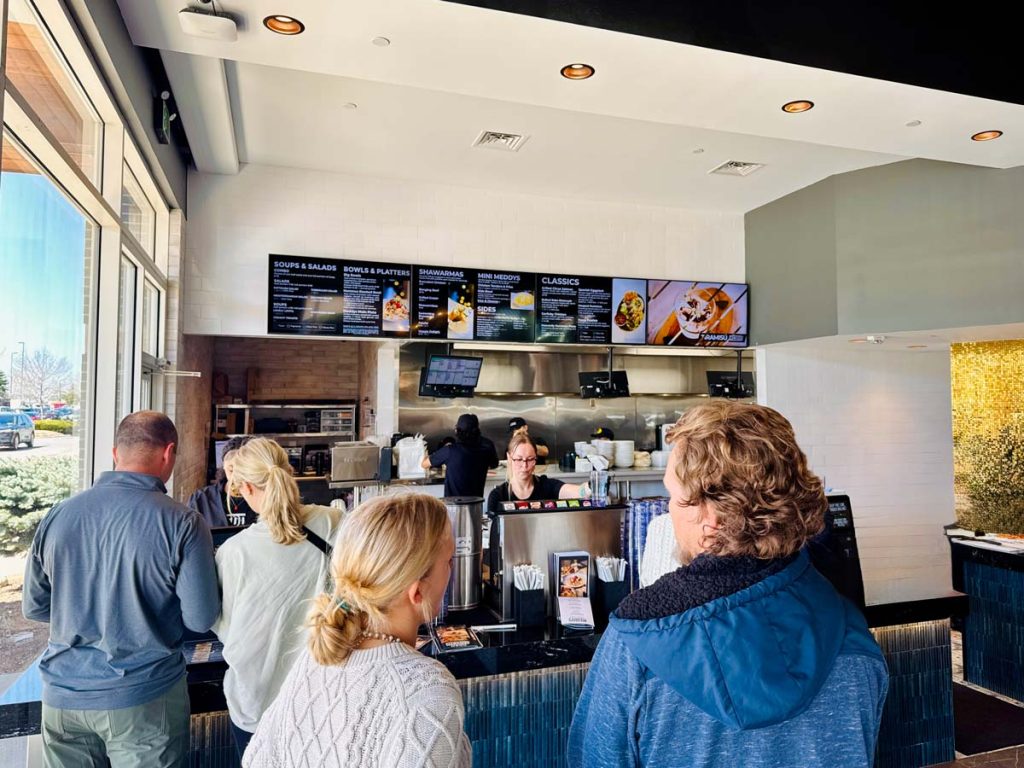 Meddy's counter service