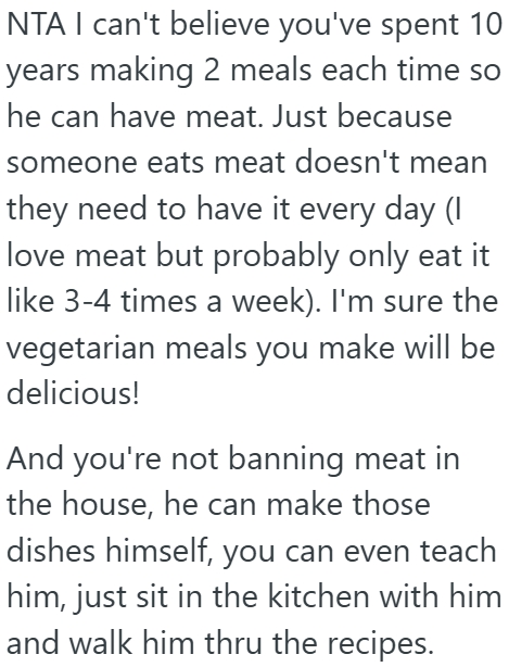 She Cooked Meat for Her Boyfriend for Ten Years Despite Being Vegetarian. When She Stopped He Refused to Learn to Cook His Own Screenshot 5 b081a4 She Cooked Meat for Her Boyfriend for Ten Years Despite Being Vegetarian. When She Stopped He Refused to Learn to Cook His Own