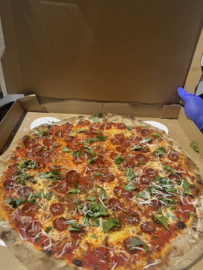 It’s 100°F outside and I’m making pizzas encircled by 3 800°F ovens.