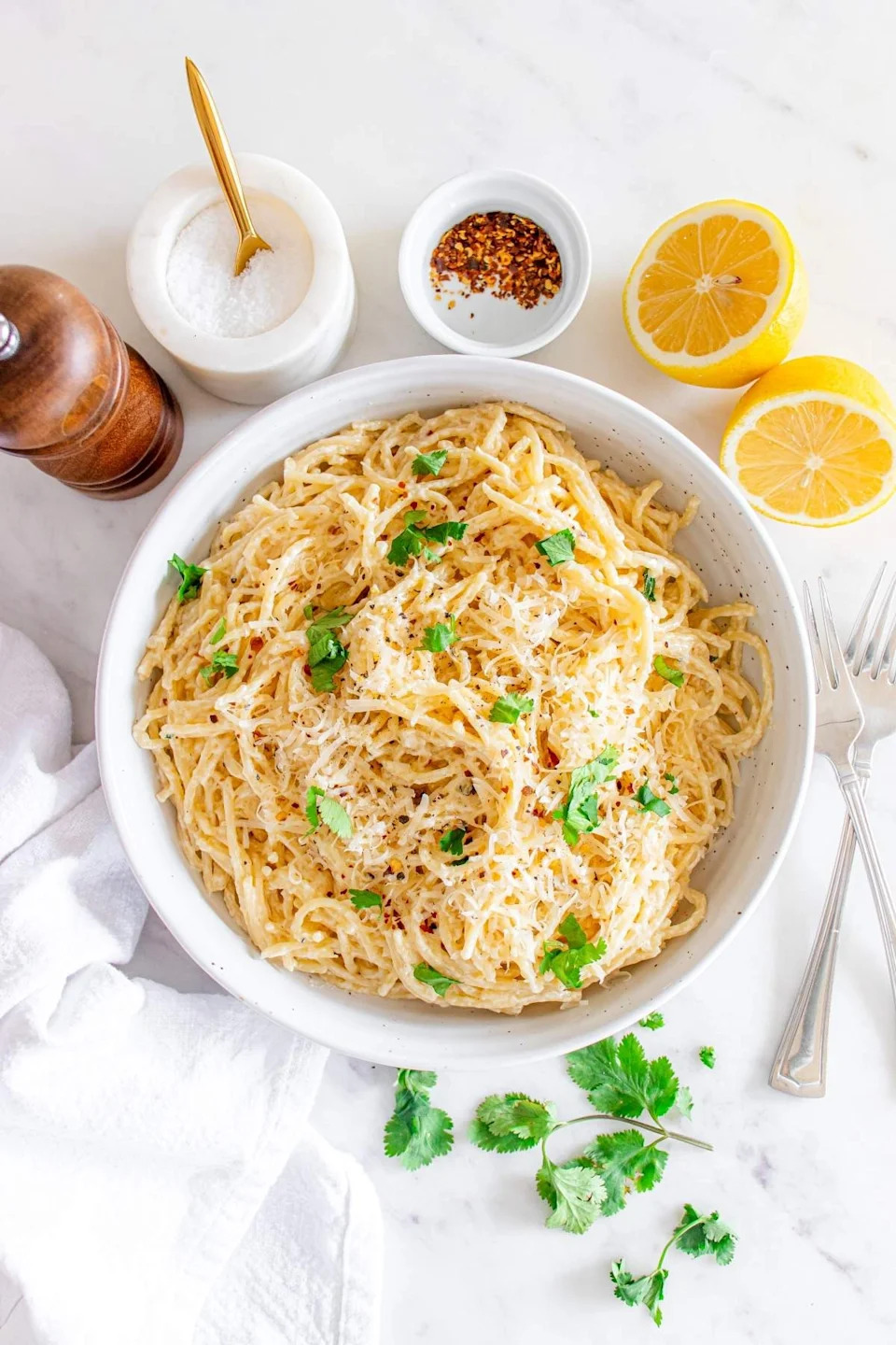 Creamy Lemon Pasta - Photo Credit: xoxoBella.
