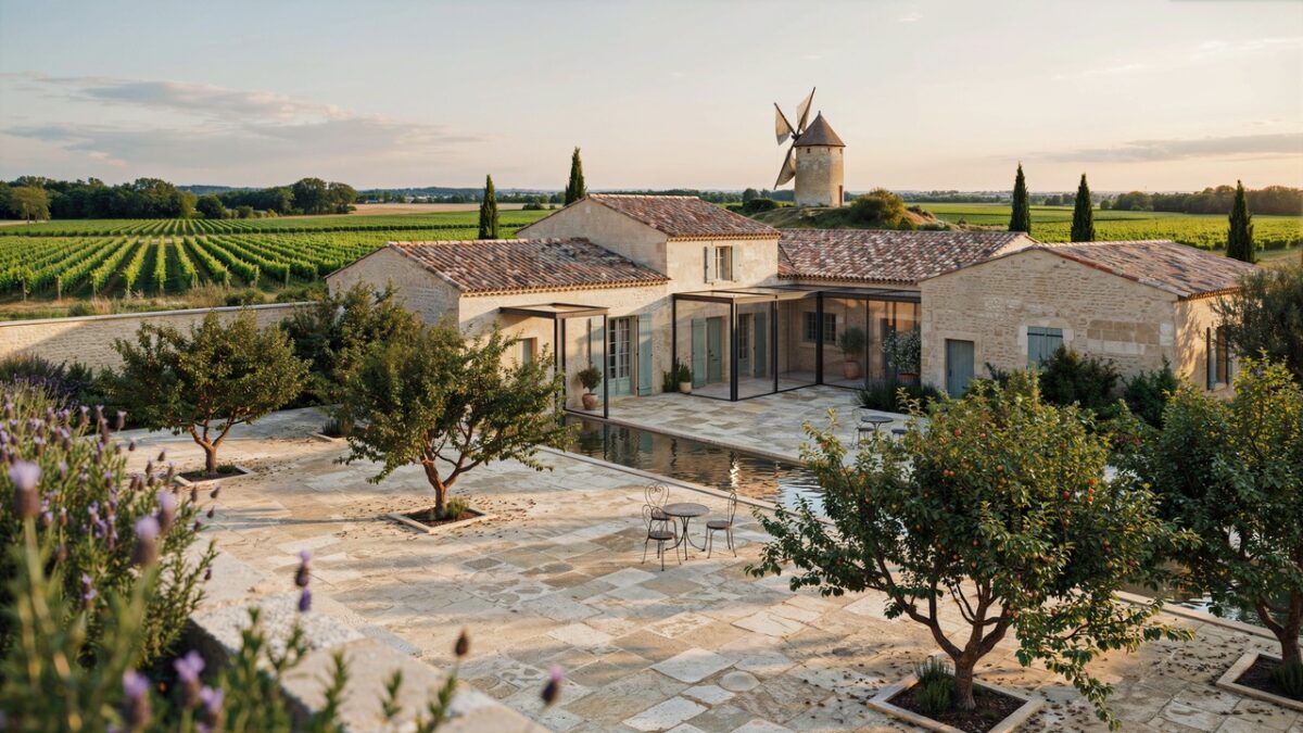 France travel spotlight grows as jennifer farrell reveals i. C. E. House design experience in the bordeaux wine region